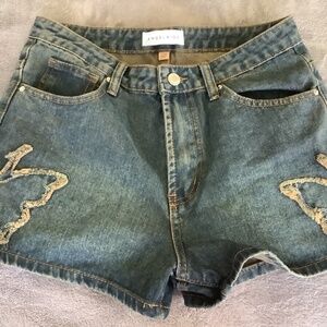 Distressed high waist shorts by Angel Kiss - size 7